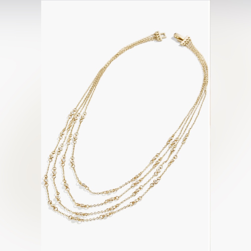 NEW! BaubleBar Elsie Multistrand Necklace